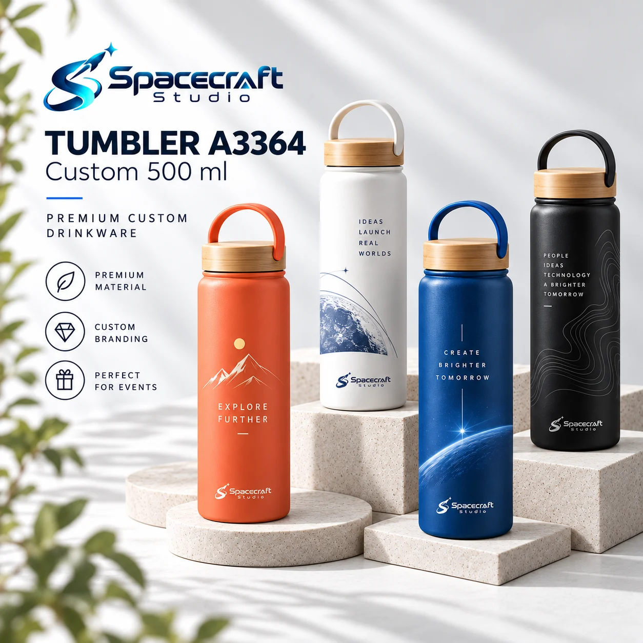 Tumbler A3364 - Custom 500 ml